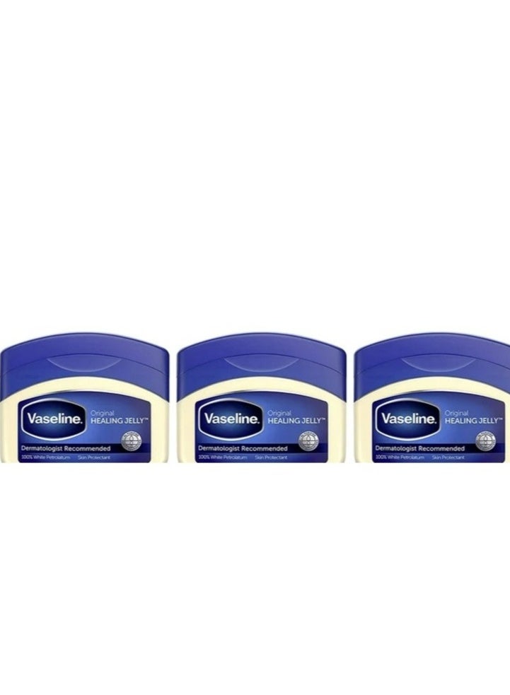 فازلين الأصلي الهلامي العلاجي 49 مل (عبوة من 3 قطع) - Image 1